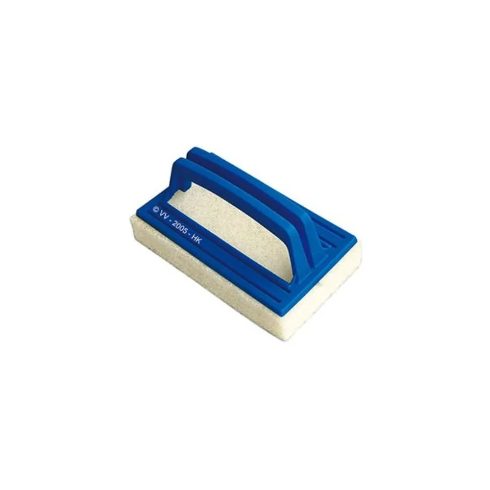 Brosse ligne d'eau bleue avec manche