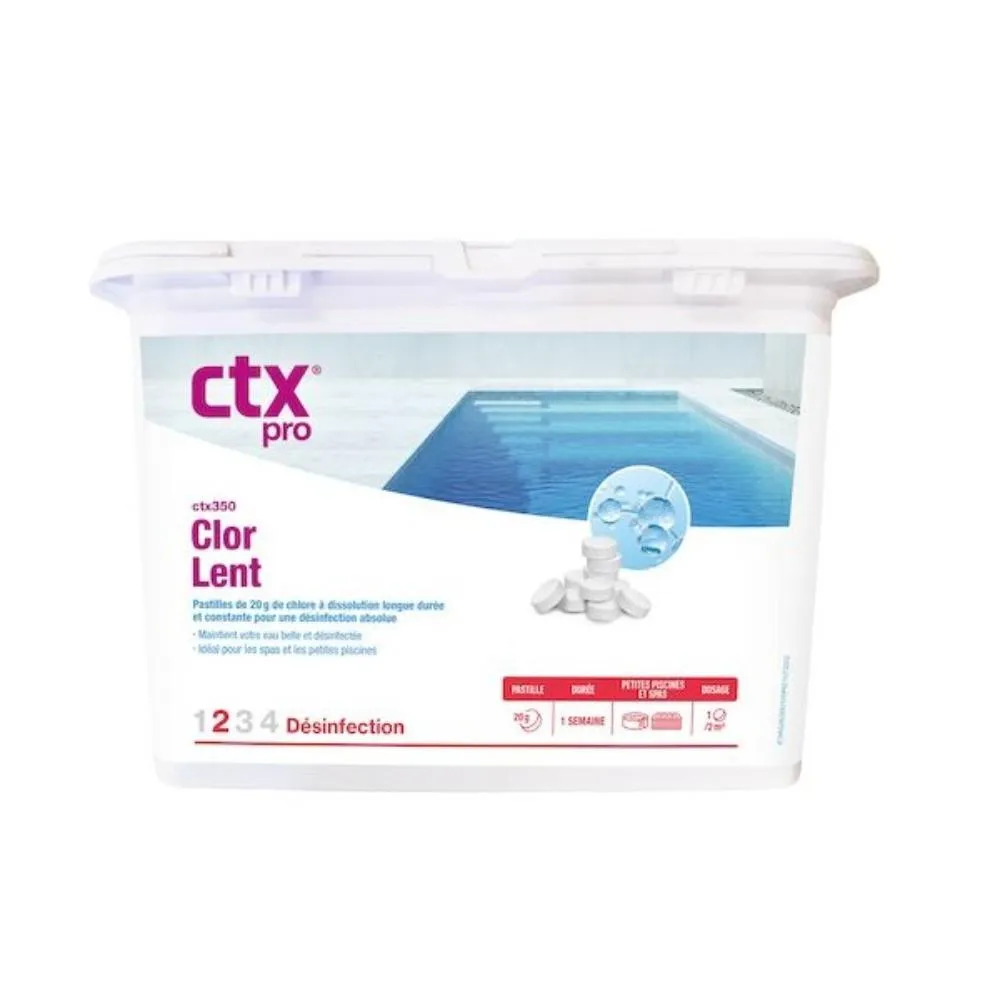 [CHLOREGAL1KG] Chlore lent galets 250 g - 1 Kg CTX373