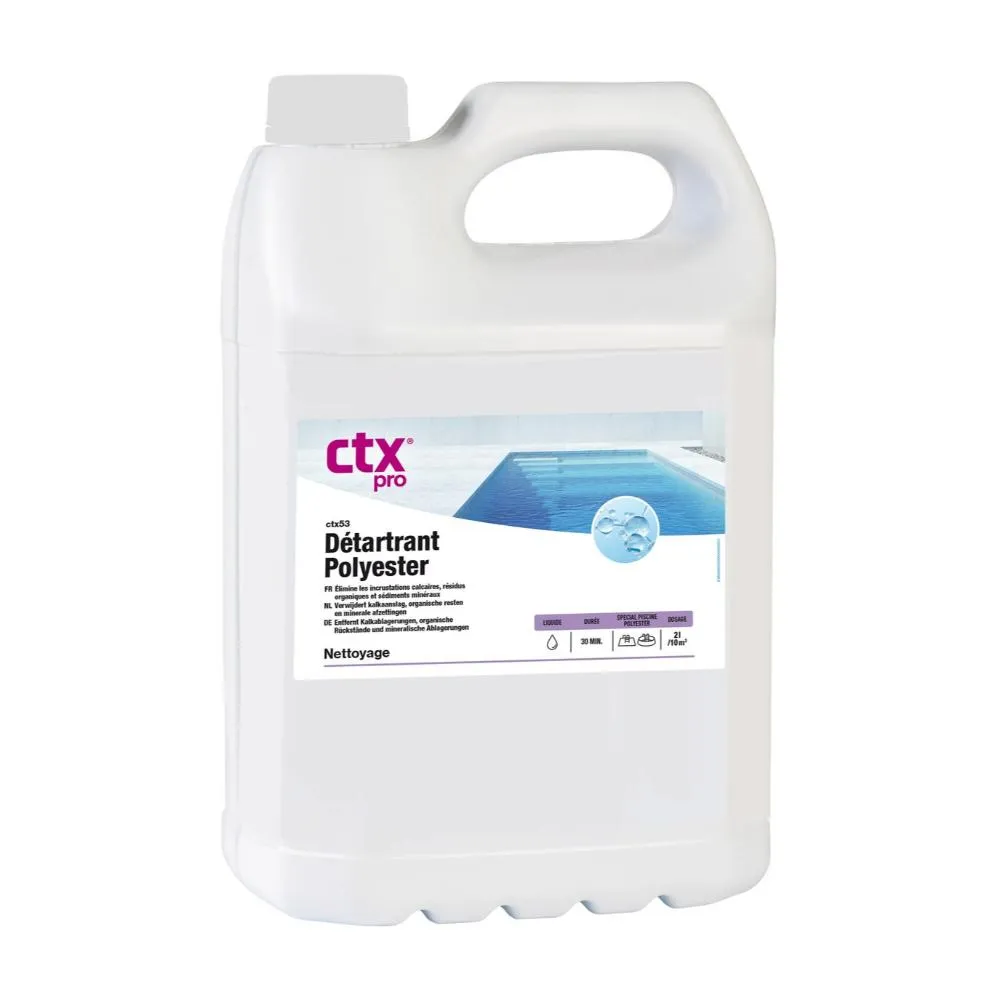 [DETARTPOLYE] Détartrant Polyester 5L CTX 53