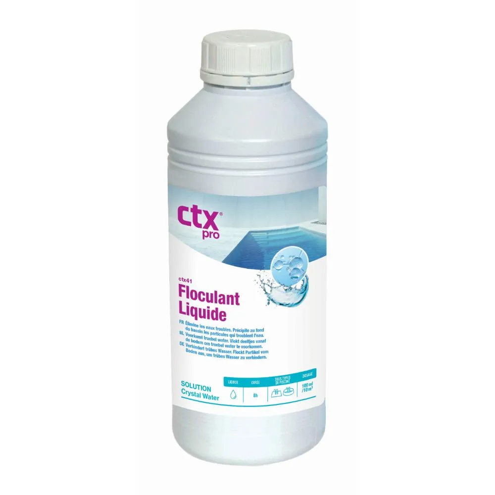 [FLOCLIQUIDE1L] Floculant liquide 1l CTX 41