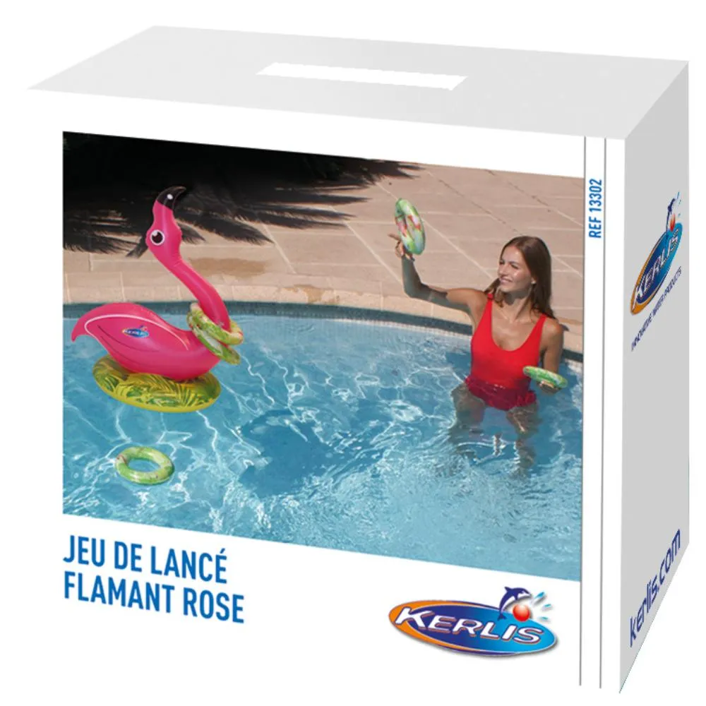 [13302] Jeu de lancé Flamant rose
