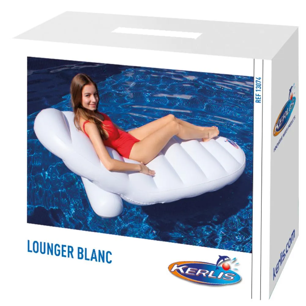 [13074] Lounger blanc