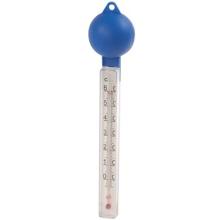 [883050] Thermomètre flottant Boule bleue